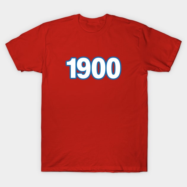 1900 T-Shirt by Footscore